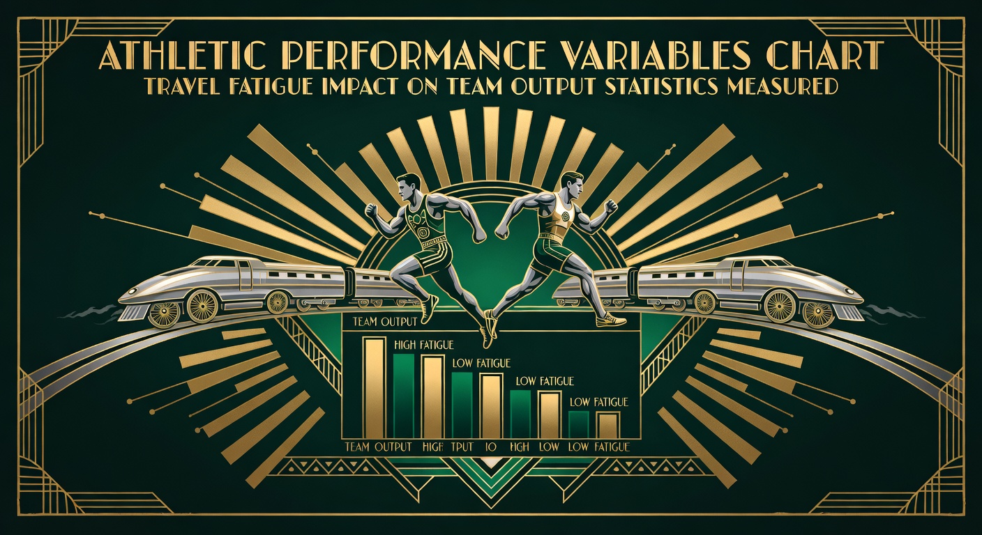 athletic performance variables chart highlighting travel fatigue impact on team output statistics measured