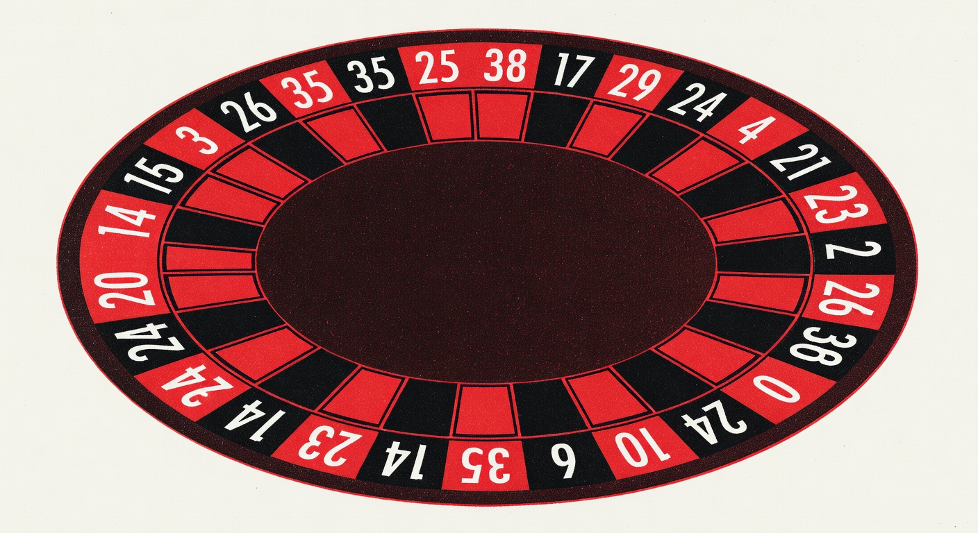 roulette wheel close up with number sector precision and felt texture detail