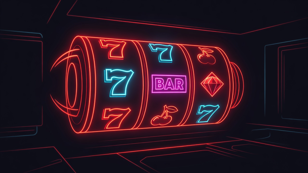 fiery red reels spinning on a dark casino floor with bold catch symbols