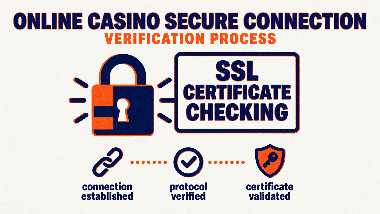 online casino secure connection verification process with ssl protocol and security certificate checking