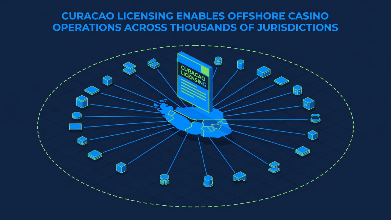 Curacao licensing enables offshore casino operations across thousands of jurisdictions