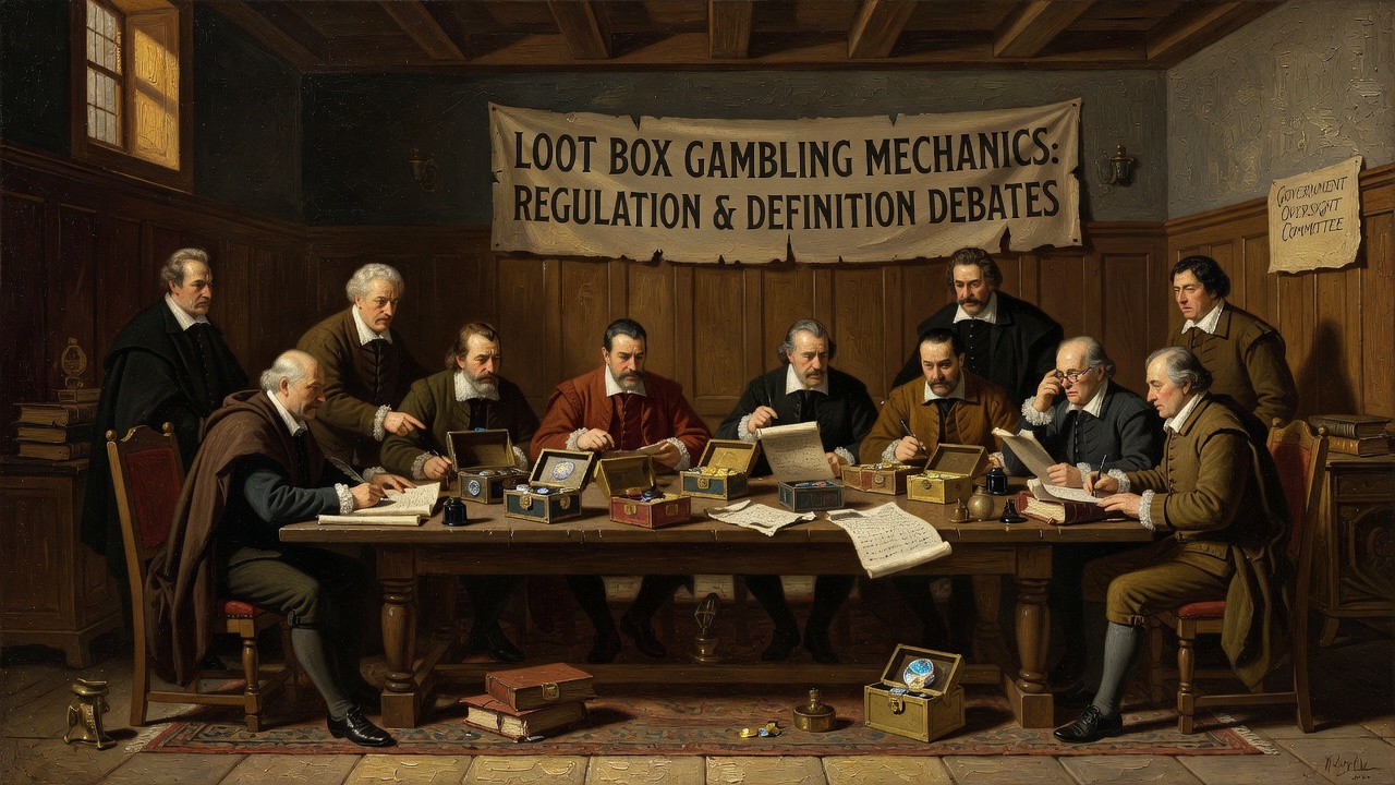 loot box gambling like mechanics regulation approach with government oversight and definition debates