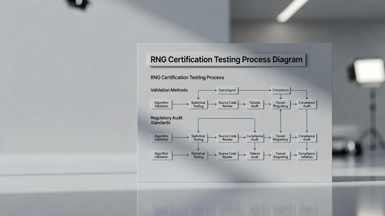 rng certification testing process diagram showing validation methods and regulatory audit standards