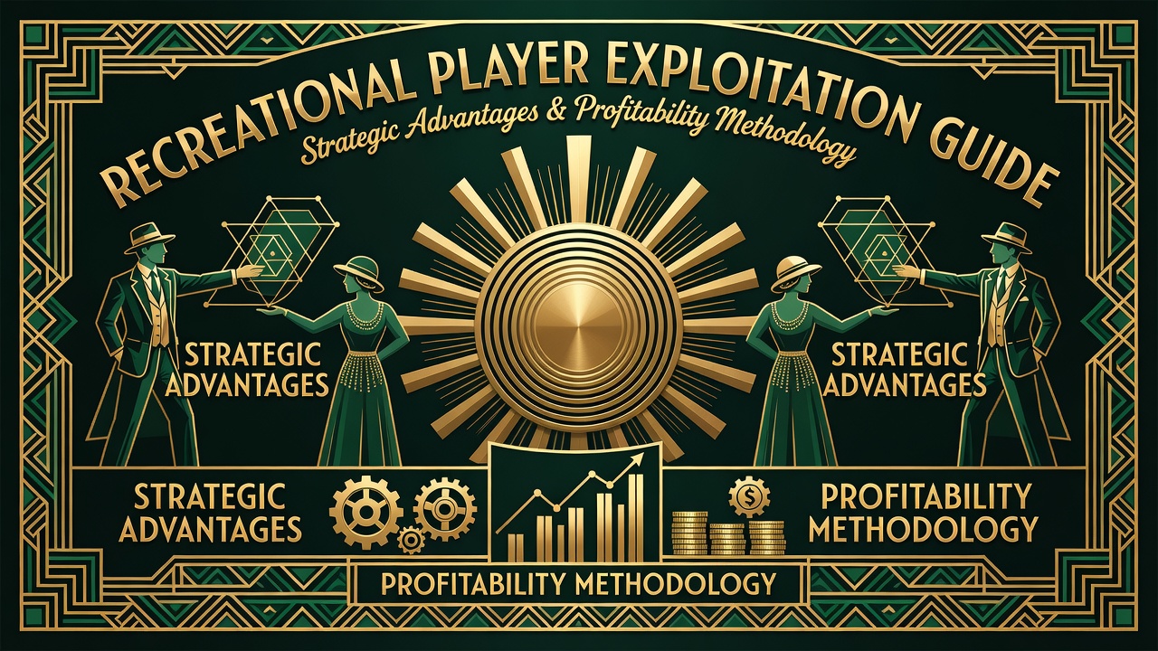 recreational player exploitation guide with strategic advantages and profitability methodology shown