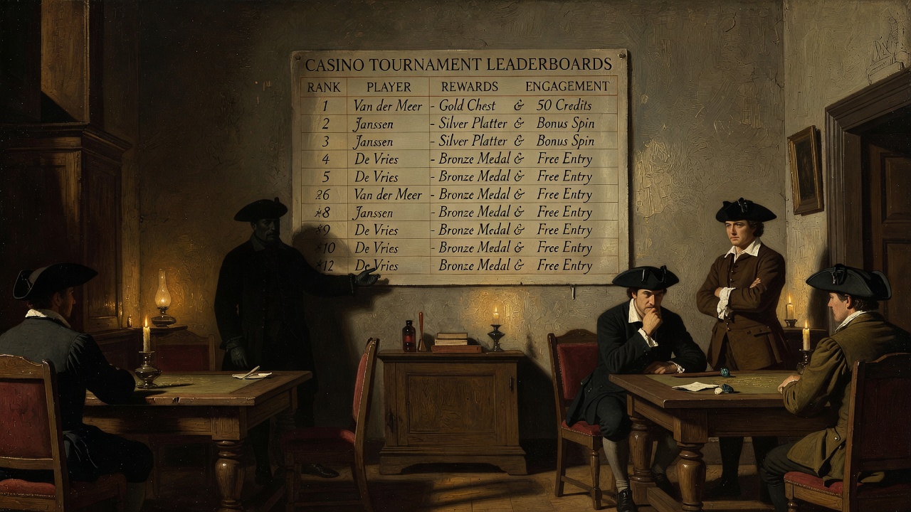 Casino tournament leaderboards reward players and drive promotional engagement systematically