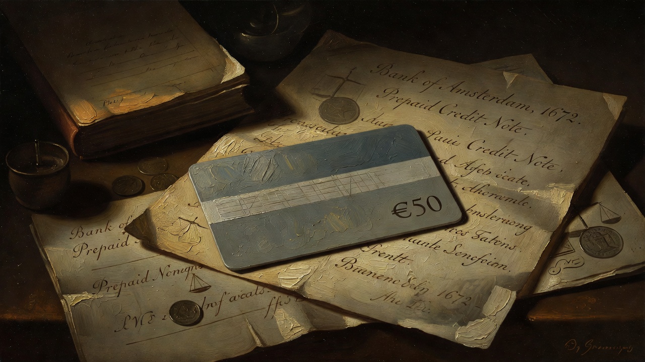 prepaid card lying on banking background with activation scratch strip and denomination clearly visible