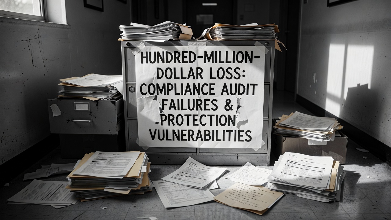 hundred-million-dollar loss revealing compliance audit failures and protection vulnerabilities
