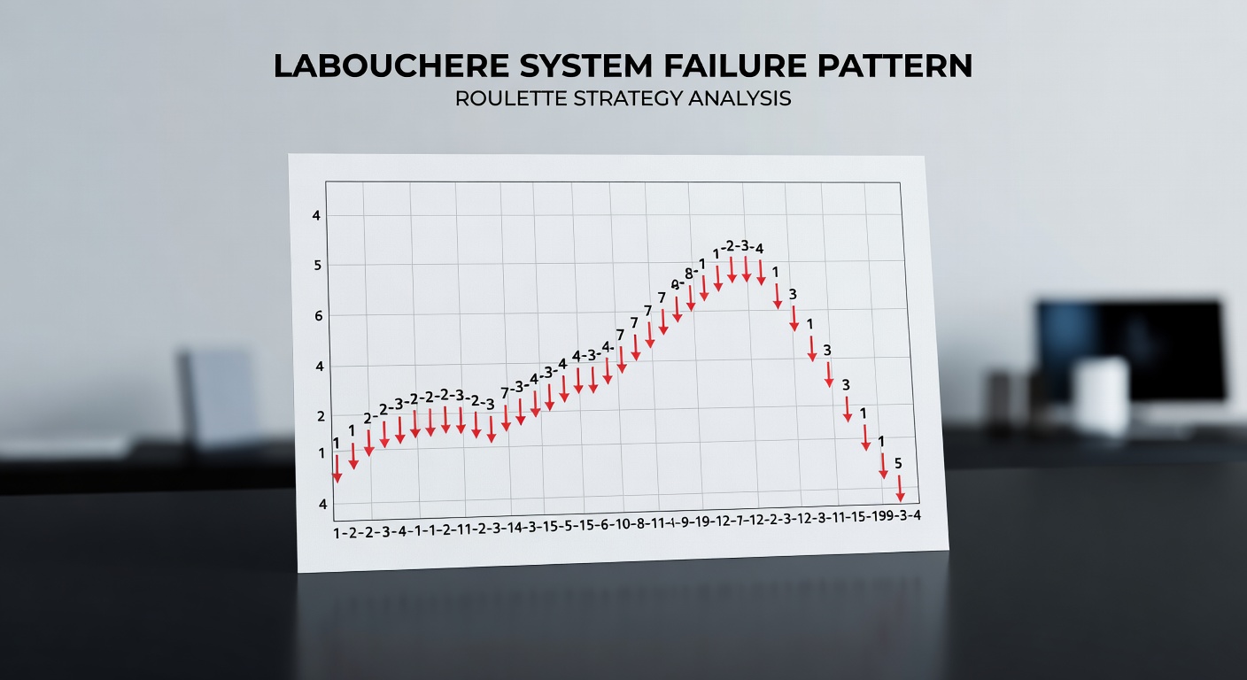 Why the Labouchere System Fails at Low-Stakes Roulette