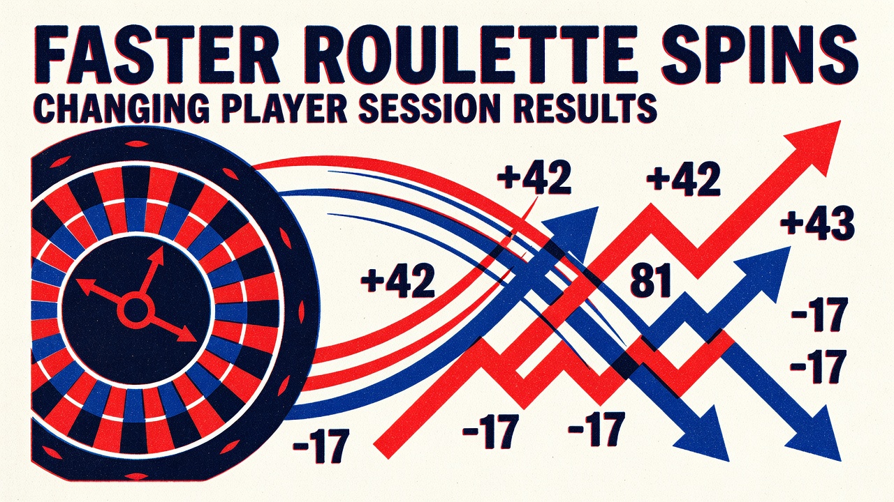 Faster roulette spins changing player session results
