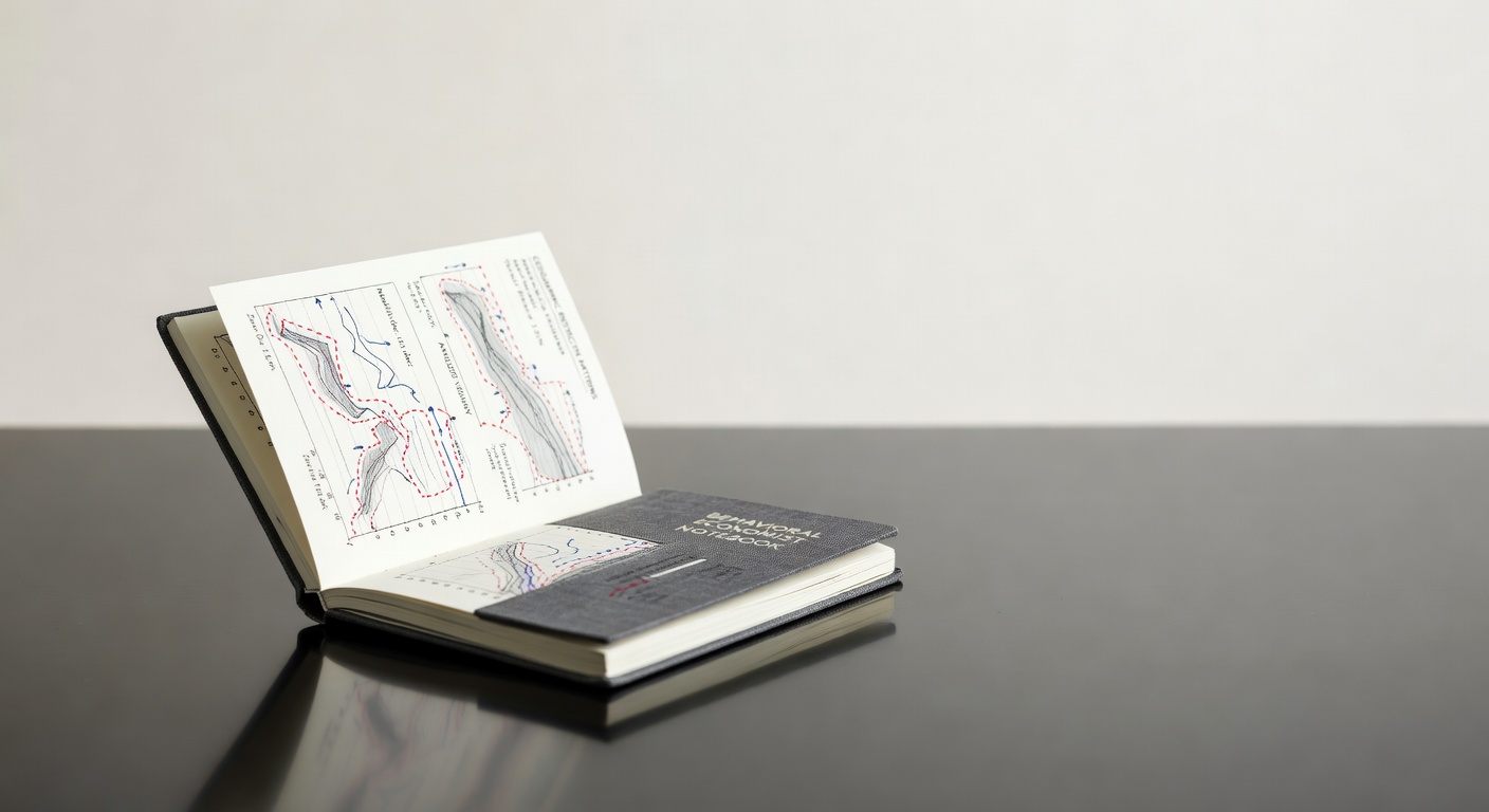 Behavioral economist notebook with geographic restriction patterns analyzed visually