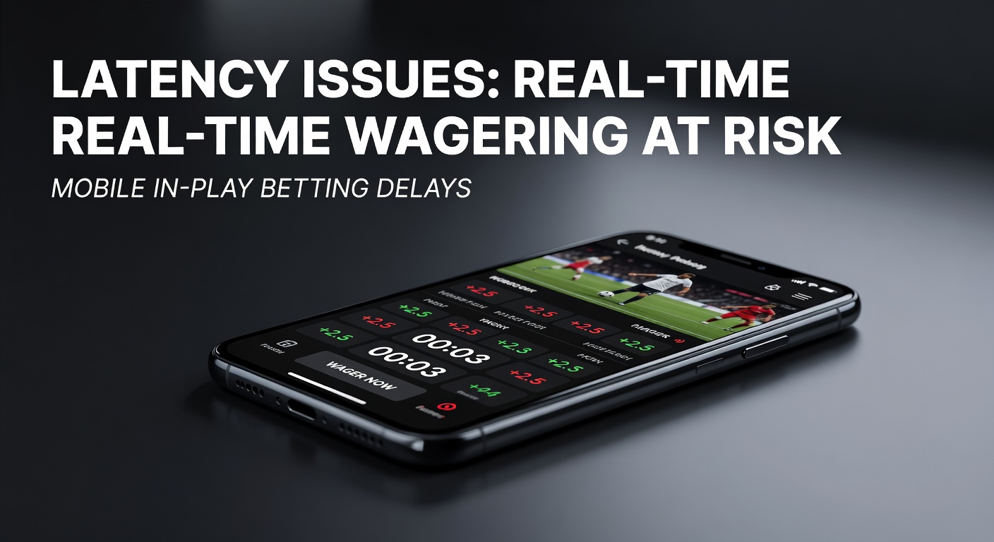 Mobile in-play betting latency issues affecting real-time wagering speed