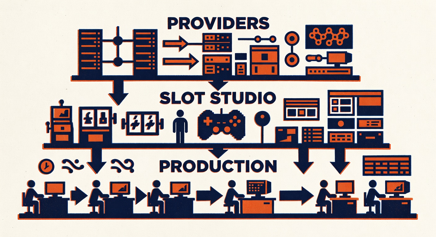 Slot studio production hierarchy among modern gaming software providers
