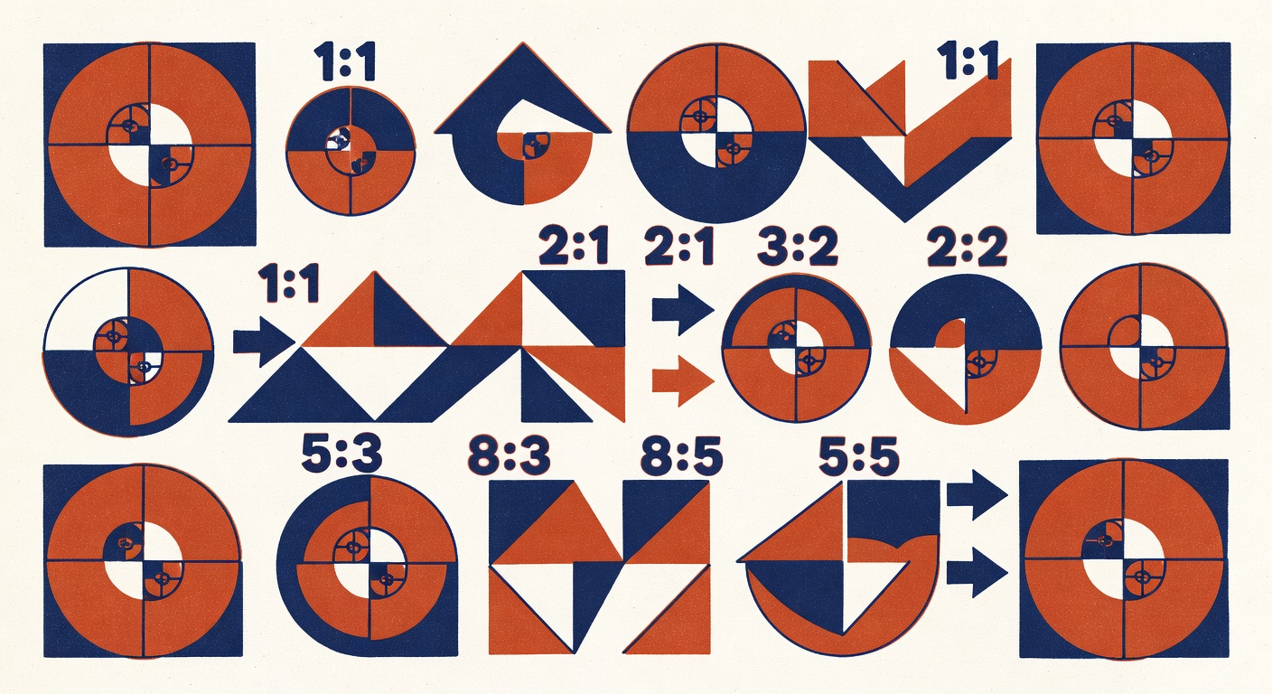 Mathematical sequence patterns laid out with betting progression notation markers