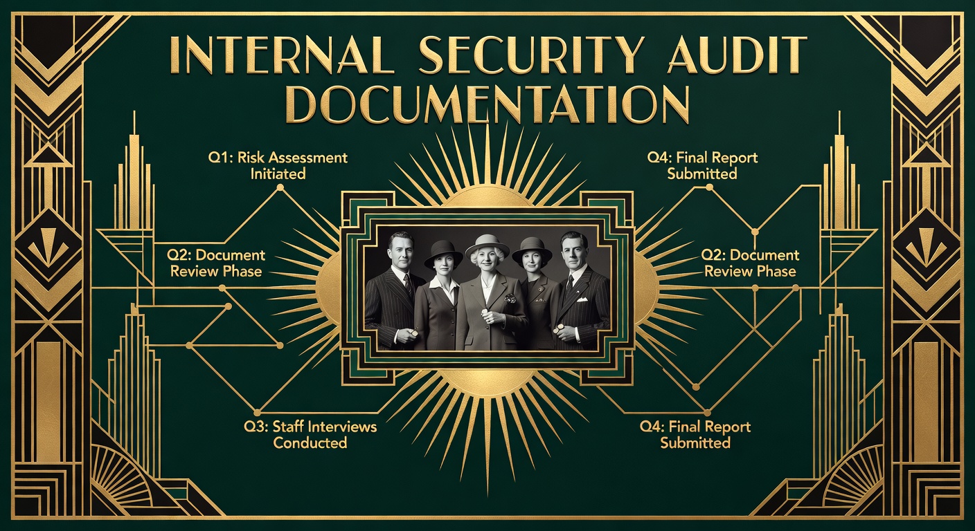 Internal security audit documentation with staff photograph and investigation timeline
