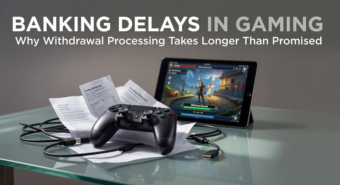 Banking delays in gaming: why withdrawal processing takes longer than promised